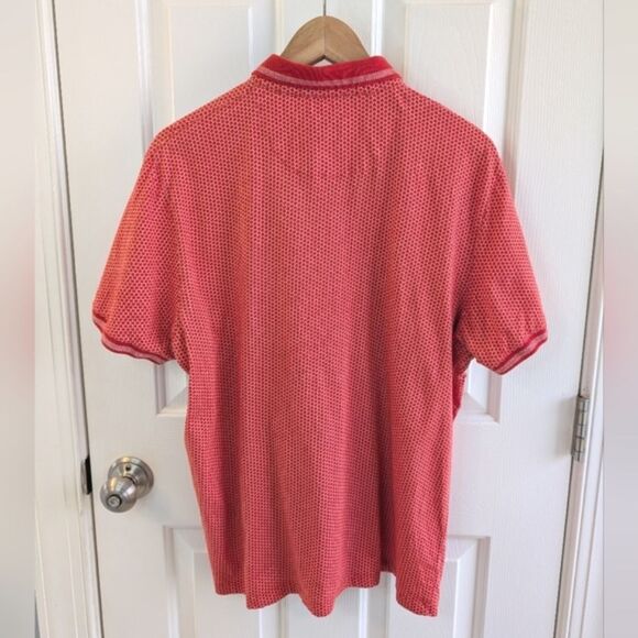 Ted Baker Polo Geometric Print Red 6 (US XXL) - Picture 2 of 10